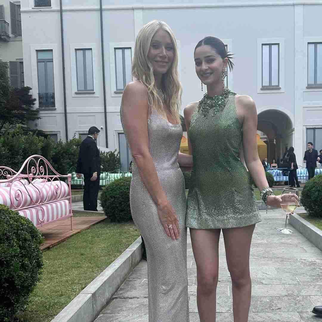 Ananya Panday Poses With Gwyneth Paltrow At The Milan Event